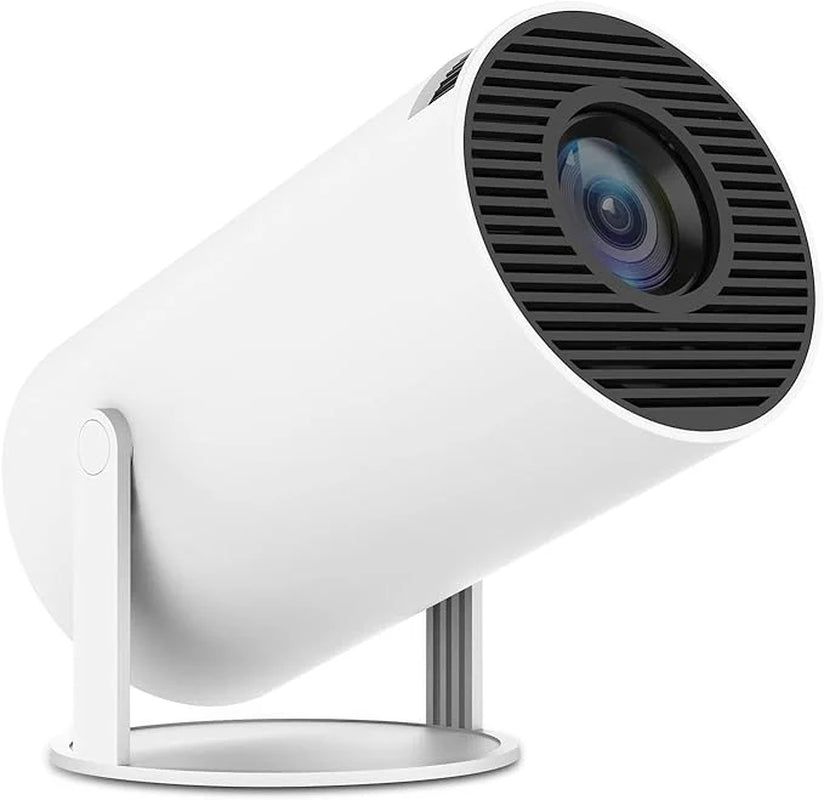 4K Mini Projector - Portable Smart Projector with WiFi 6, Bluetooth 5.0, Android 11, Auto Horizontal Correction & 180° Rotation - Perfect for Outdoor Movies & Phone Compatibility
