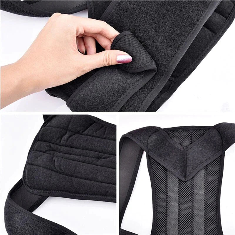 Adjustable Posture Corrector and Low Back Support Shoulder Brace