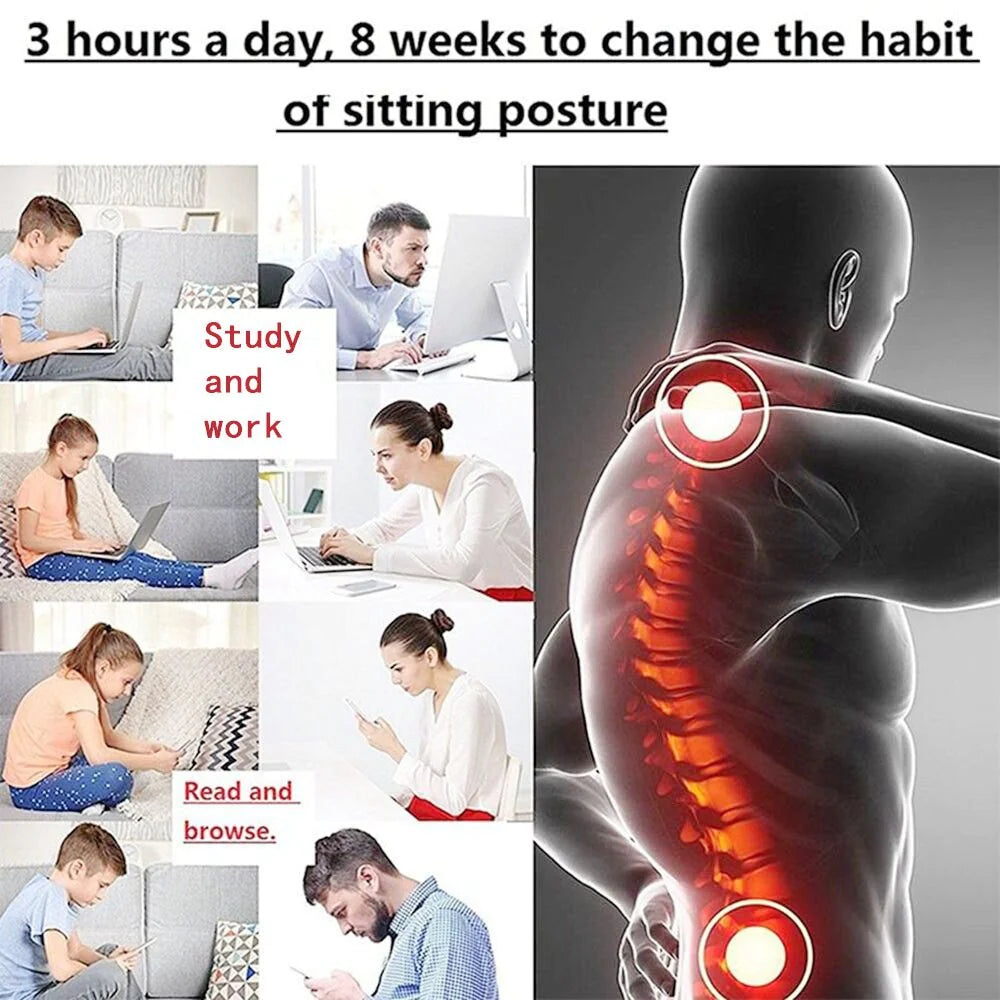 Adjustable Posture Corrector and Low Back Support Shoulder Brace
