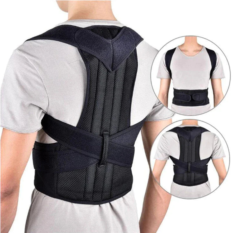 Adjustable Posture Corrector and Low Back Support Shoulder Brace